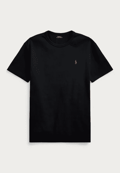 POLO RALPH LAUREN Classic Fit Heavyweight Jersey T-Shirt Black