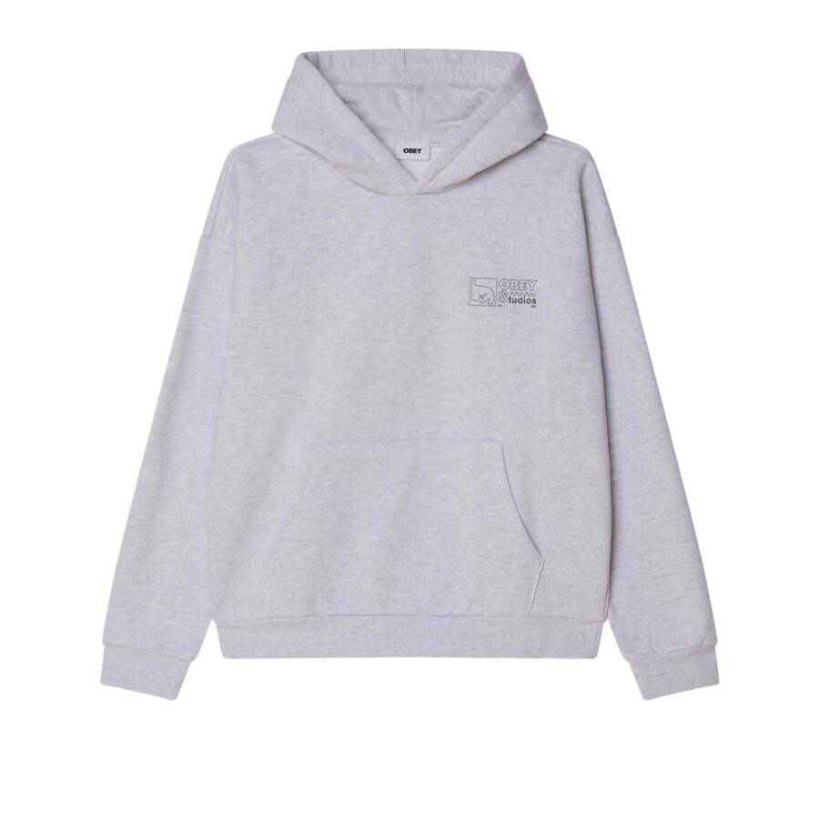 OBEY Nico Extra Heavy Hood Ash Grey
