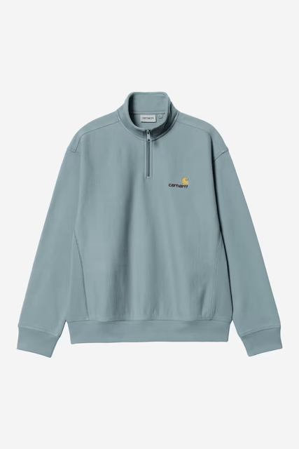 CARHARTT WIP Half Zip American Script Citadel