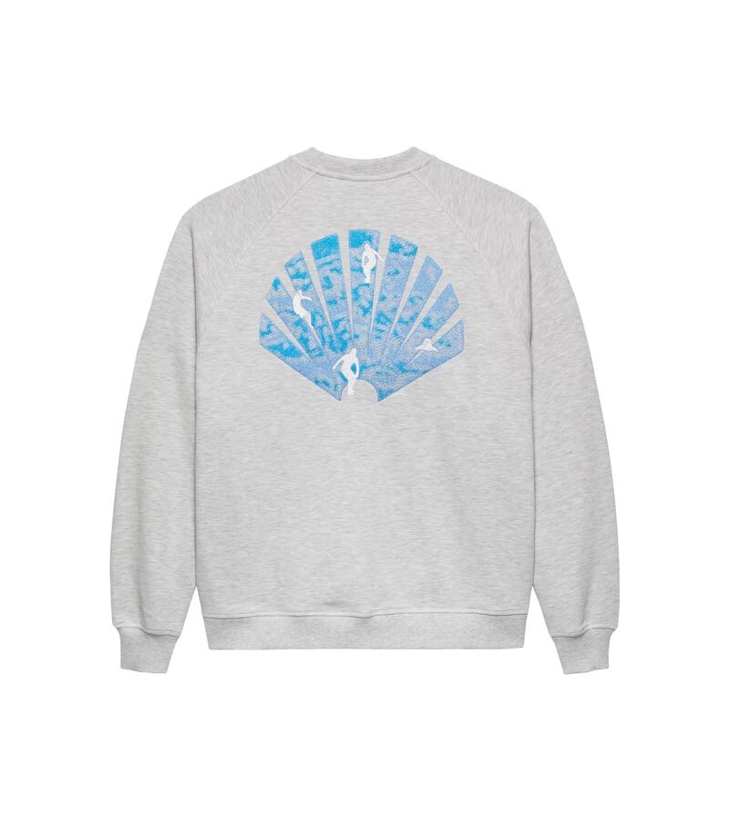 NASA Sea Glow Crewneck Ash