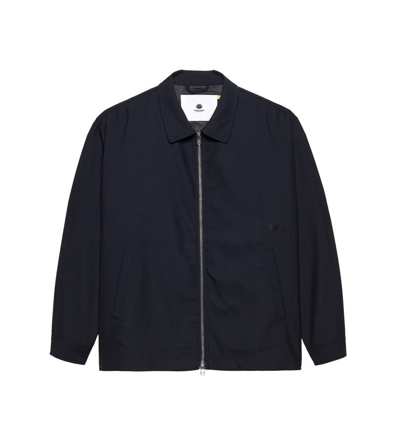 NASA Lined Wool Overshirt Night