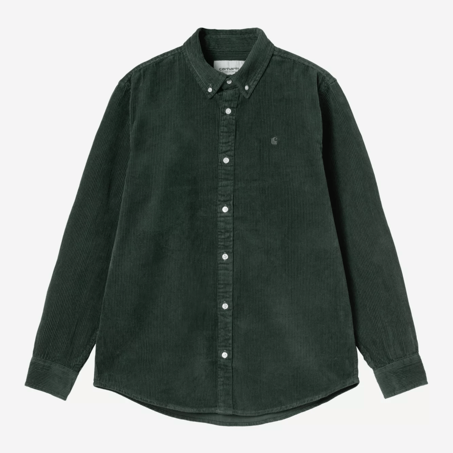 CARHARTT WIP L/S Madison Cord Shirt Sycamore Tree