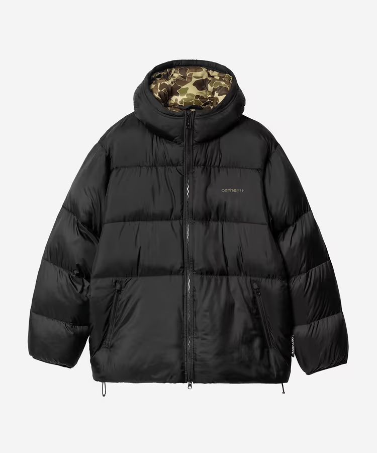 CARHARTT WIP Toronto Jacket Black Camo Duck Green