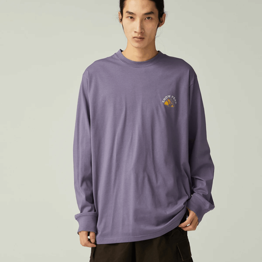 SNOWPEAK Living With Nature L/S Purple
