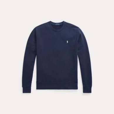 POLO RALPH LAUREN Loopback Fleece Sweatshirt Navy
