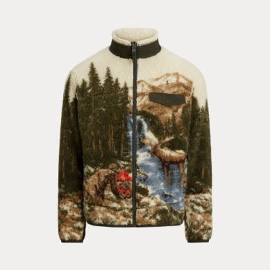 POLO RALPH LAUREN Pile Fleece Graphic Jacket