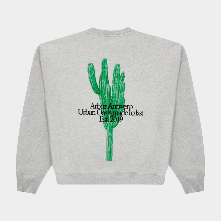 ARBOR ANTWERP Big Cactus Crewneck