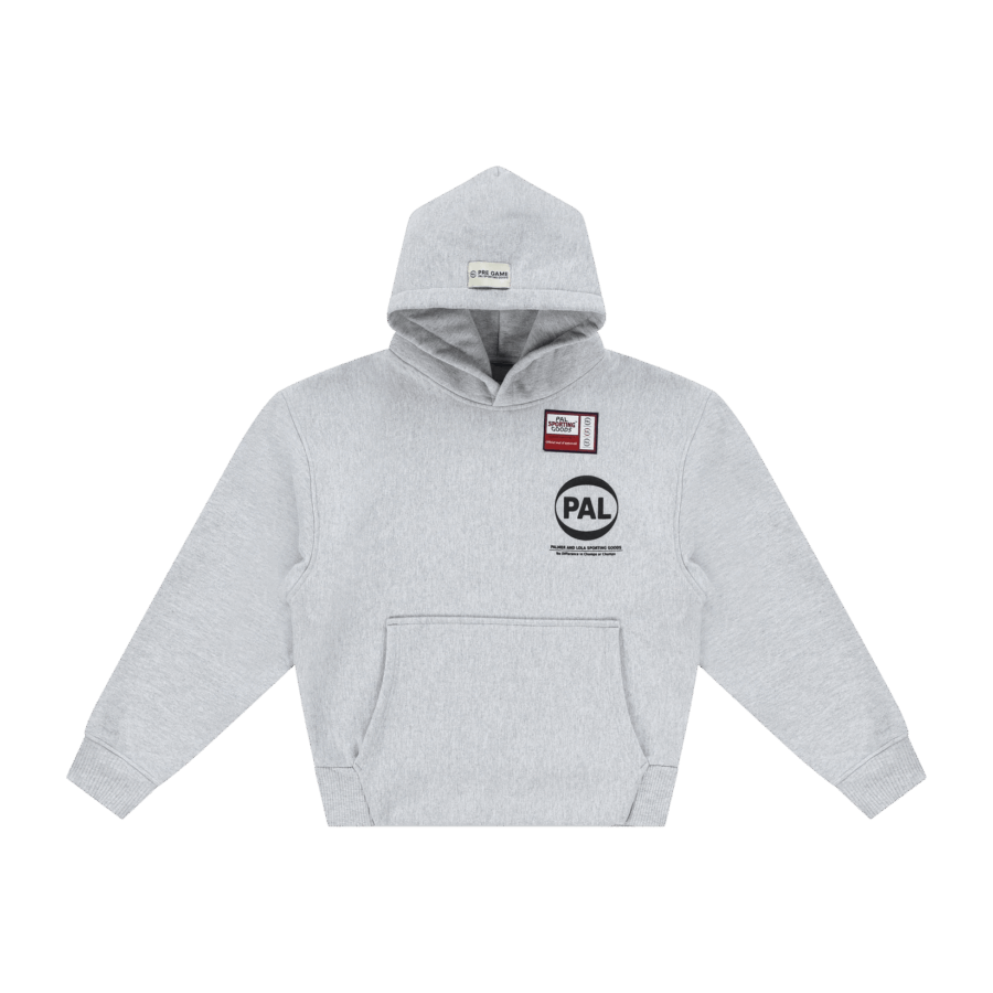 PAL Pre Game Hoodie Light Gray Marl