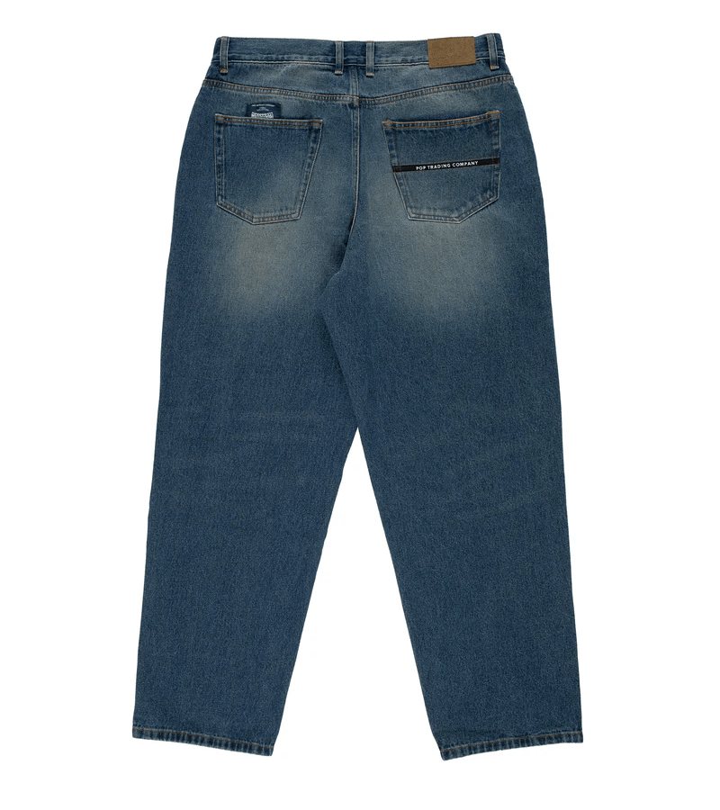 POP Trading Company DRS Denim Pants Washed Denim