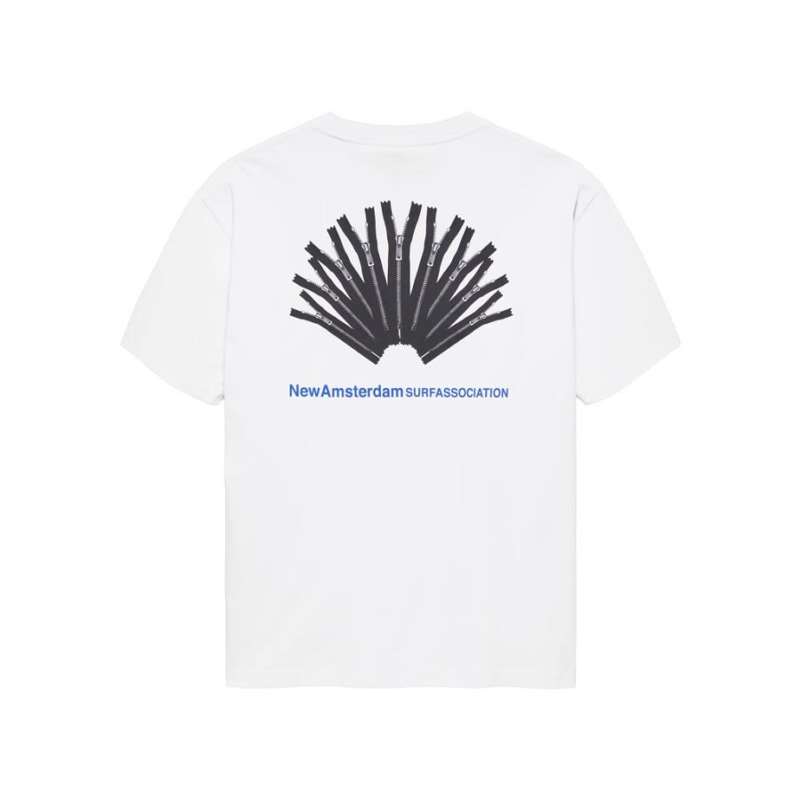 NASA Back Zip Tee White