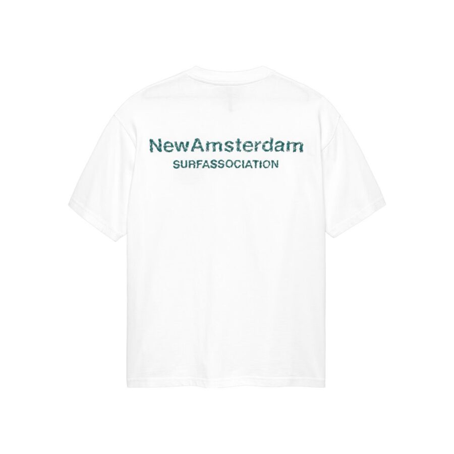 NASA Logo Tee + White/Sea Green