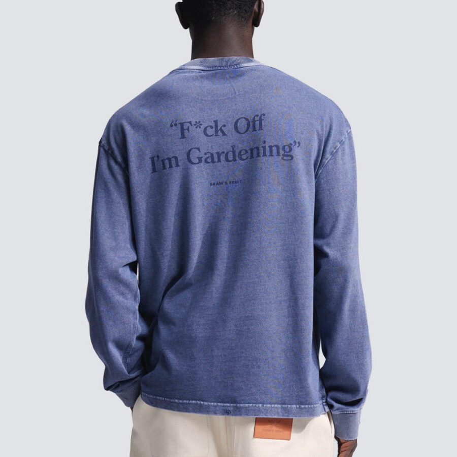 BRAMS FRUIT F*ck Off I'm Gardening Longsleeve Midnight Blue