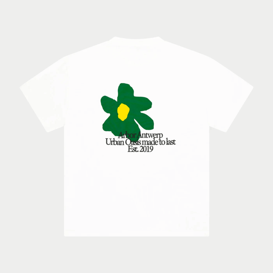 ARBOR ANTWERP Flower Oasis Green T-shirt