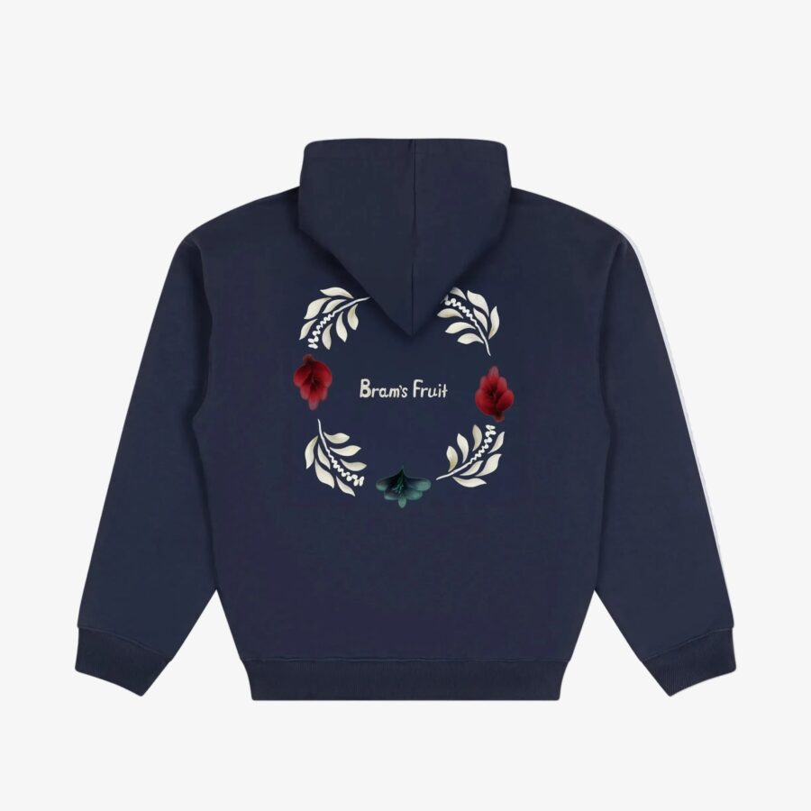 BRAM'S FRUIT Flora Hoodie Washed Navy
