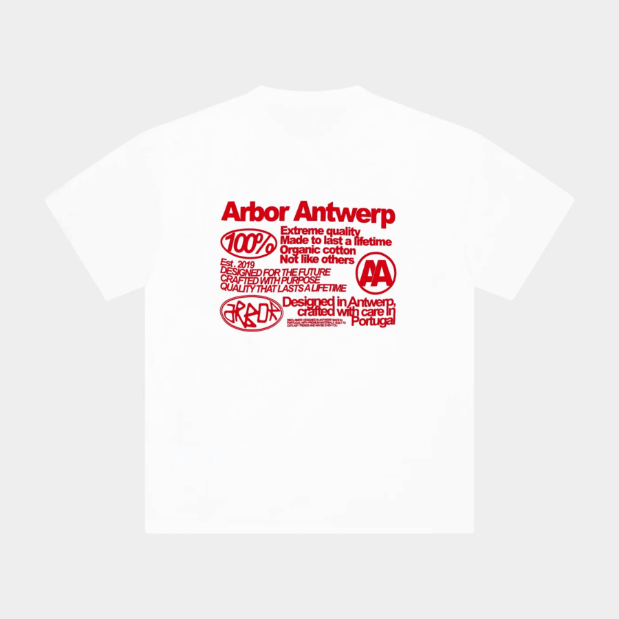 ARBOR ANTWERP Quality Red T-shirt