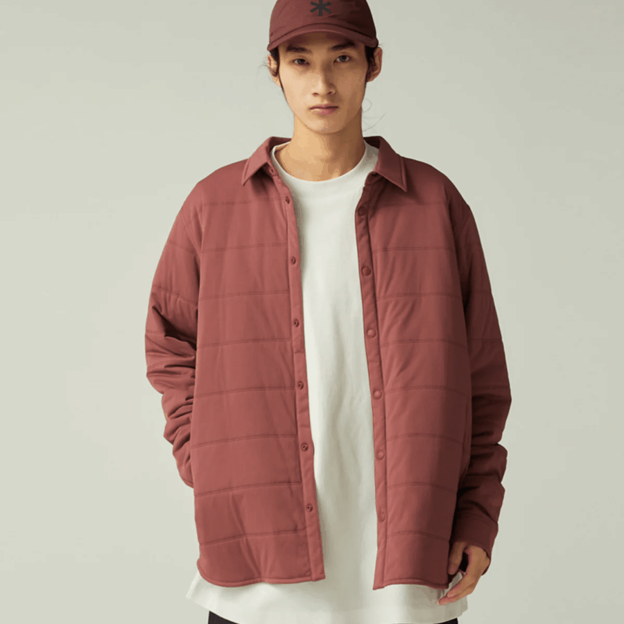 SNOW PEAK Flexible Insulated Shirt Light Brown