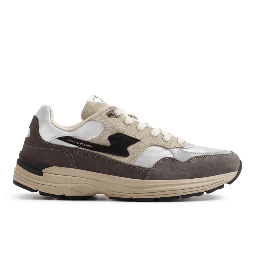 STEPNEY WORKERS CLUB Amiel S-Strike Suede Smoke