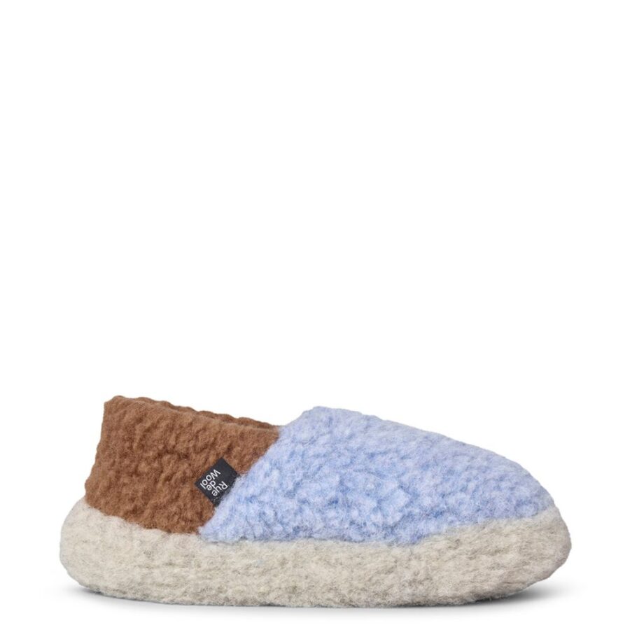 RUE DE WOOL Nordic V2  Foggy Grey Sky Blue Caramel
