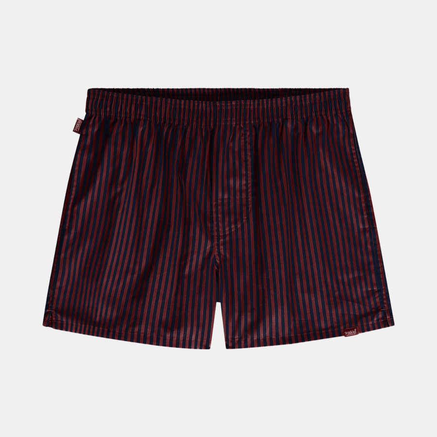 POCKIES Striped Boxers - Navy/Red