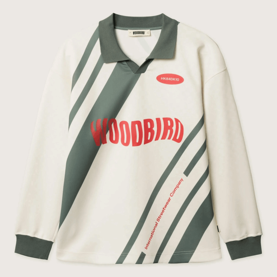 WOODBIRD Kai L/S Sport Tee Beige