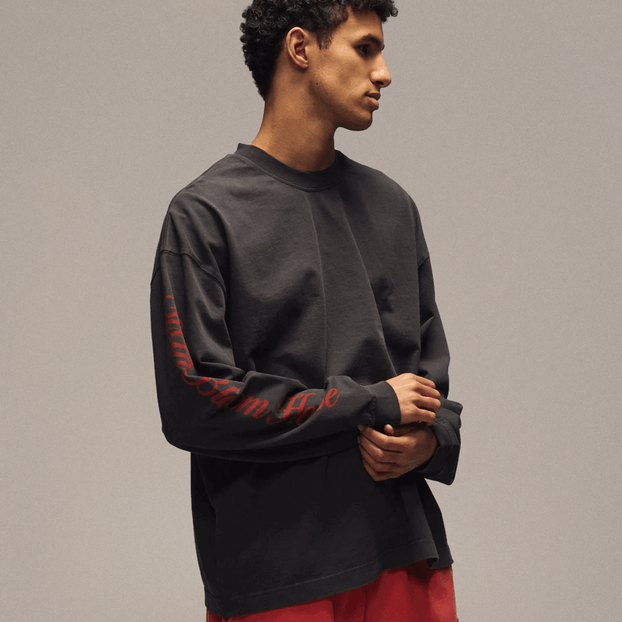 SIXTH BLOOM HOUSE Logo Heavy Longsleeve Black