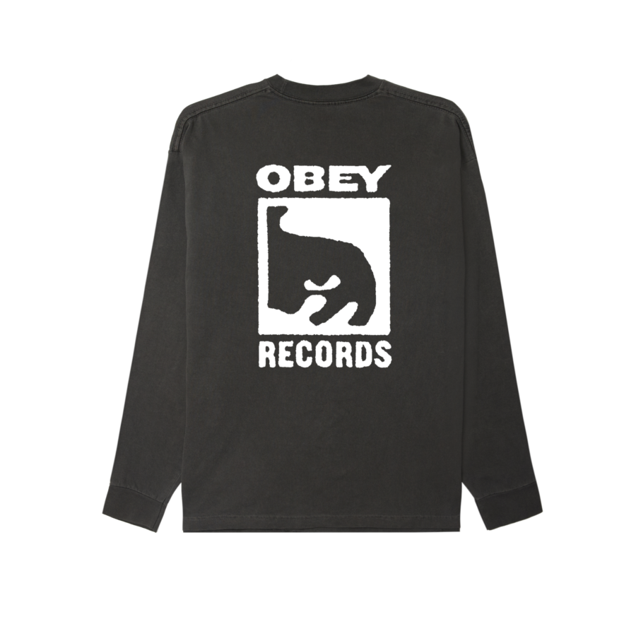 OBEY Records Icon Pigment Dusty Black