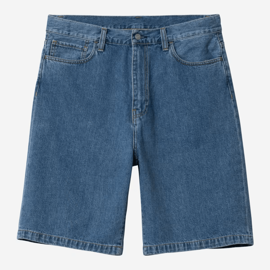 CARHARTT WIP Landon Short Robertson Blue Heavy Stone
