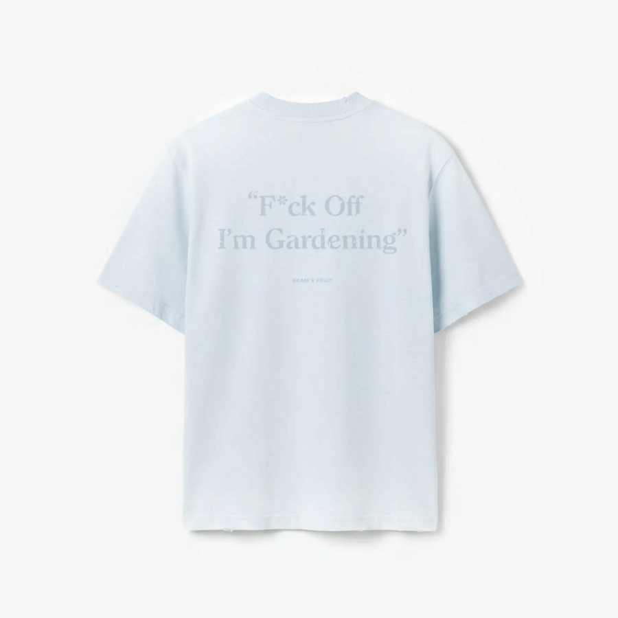 BRAM'S FRUIT Distressed F*ck Off I'm Gardening T-Shirt Blueberry